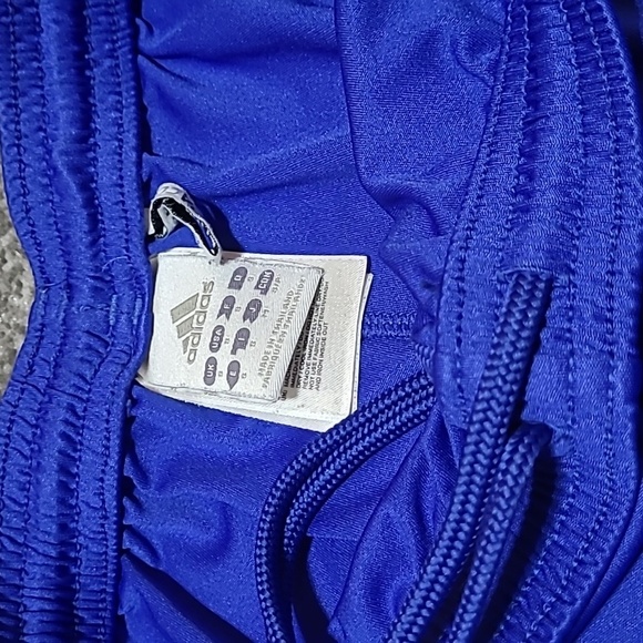 ADIDAS CLIMA COOL 3-STRIPE EMBROIDERED LOGO ATHLETIC SHORTS - Picture 6 of 10